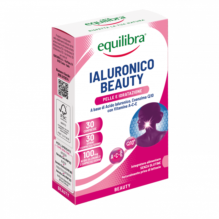 Equilibra Hyaluronic Beauty + Q10 tabletid nahale N30