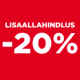 <p><strong>20% LISAALLAHINDLUST TOIDULISANDITELE alates 25&euro; ostust koodiga: EPAEV</strong></p>

<p>Pakkumine kehtib ainult e-apteegis<strong>:</strong> 27.04-29.04.2026&nbsp;v.a ravimite ostule. Korraga saab kasutada vaid &uuml;hte sooduskoodi.</p>
