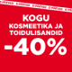 <p>E-P&Auml;EVAD! Kogu kosmeetika ja toidulisandite valik -40% al. 35&euro; ostust koodiga <strong>EPAEV</strong></p>

<p>Pakkumine kehtib ainult e-apteegis perioodil 13.-14.04.2026.</p>
