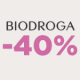 <p><strong>BIODROGA br&auml;ndin&auml;dal -40% alates 15&euro; ostust koodiga: BIODROGA</strong></p>

<p>Pakkumine kehtib e-apteegis 10.08-16.08.2026 23:59.&nbsp;Korraga saab kasutada vaid &uuml;hte koodi.</p>