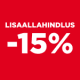 <p><strong>E-P&Auml;EVAD! Lisaallahindlus -15% al. 25&euro; ostust koodiga EPAEV</strong></p>

<p>Kampaania kehtib e-apteegis 7.09-10.09.2026 kuni 23:59 v.a ravimite ostule. Korraga saab kasutada vaid &uuml;hte koodi.&nbsp;</p>
