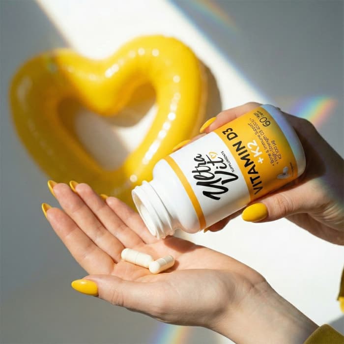 UltraVit Vitamin D3 4000IU + K2 kapslid N60-3