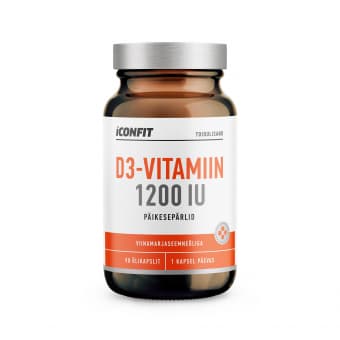 ICONFIT Vitamiin D3 Päikesepärlid 1200 IU N90