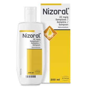 NIZORAL ŠAMPOON 20MG/G 200 мл