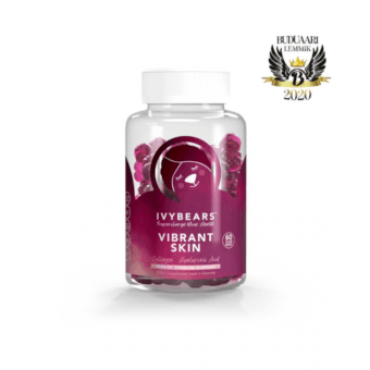 IvyBears Vibrant Skin kollageeni ja hüaluroonhappega kummikarud N60