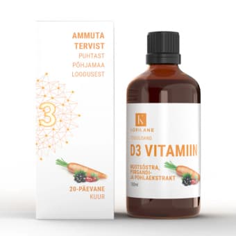 Korilane D3 Vitamiin täiskasvanule 100 ml