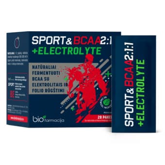 Biofarmacija Sport&BCAA 2:1:1 + elektrolüüdid N28