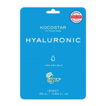 Kocostar Hyaluronic Mask Sheet kangasmask näole