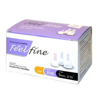 Insuliininõelad SMS Feelfine 31g 5mm N100