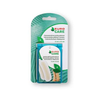 Eurocare hüdrokolloidne villiplaaster 2x6cm N5