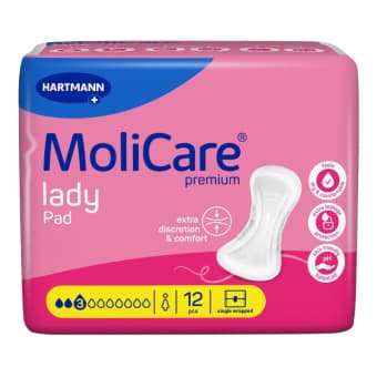 Molicare Pad Lady прокладки при недержании для женщин 3 капли N14