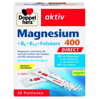 Doppelherz Aktiv Direct magneesium 400mg N20