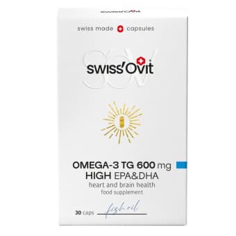 SwissOvit Omega-3 TG kalaõli kapslid 600mg N30