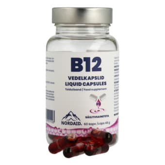 Nordaid B12 vitamiin vedelkapslid N60
