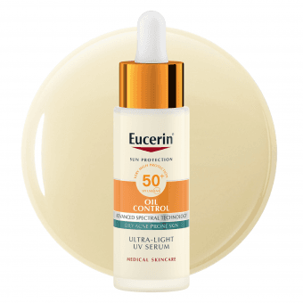 Eucerin Sun Oil Control ülikerge päevane päikesekaitseseerum SPF 50+ 30 ml