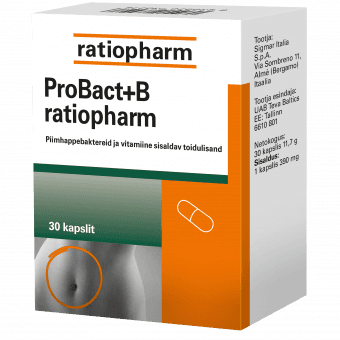 Probiotics +B Ratiopharm kapslid 390MG N30