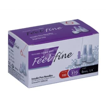 Insuliininõelad SMS Feelfine 31g 6mm N100