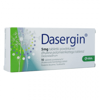 DASERGIN ÕHUK. POLÜM.KAT. TBL 5MG N10