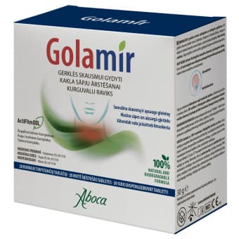 Golamir suus dispergeeruvad tabletid N20