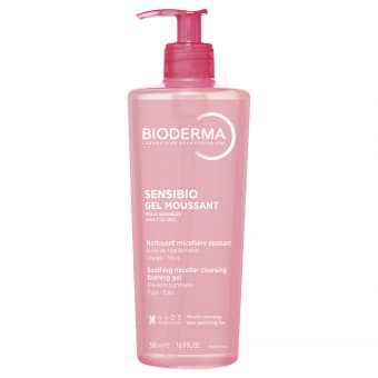 Bioderma Sensibio mitsellaarne näopesugeel pumbaga tundlikule nahale 500 ml