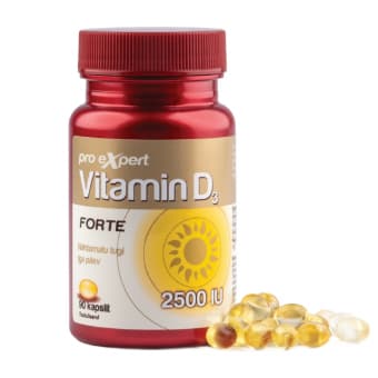 Pro Expert Vitamiin D3 2500IU Forte мягкие капсулы N90