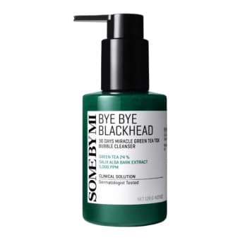 SOME BY MI Bye Bye Blackhead 30 Days Miracle Green Tea Tox Bubble Cleanser vahutav puhastusvahend - mask 120 мл