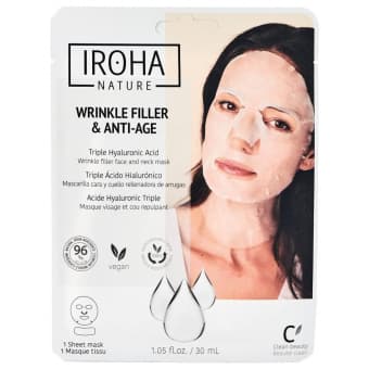 Iroha Nature näo- ja kaelamask hüaluroonhappega 20 ml