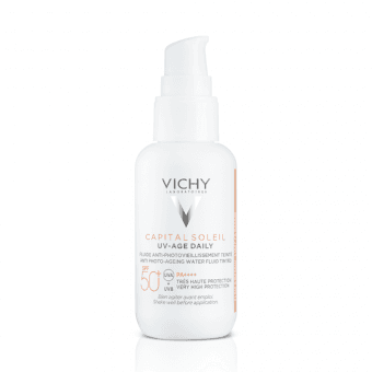 Vichy Capital Soleil UV Age SPF50 солнцезащитный крем с тонирующим эффектом, 50 мл 40 мл