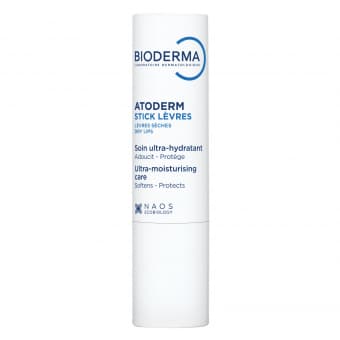 Bioderma Atoderm увлажняющая помада с ароматом малины 4 г