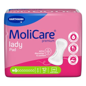 Hartmann Molicare Pad Lady uriinipidamatuse sidemed naistele 1,5 tilka N12