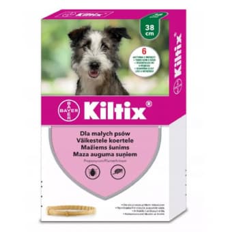 KILTIX ОШЕЙНИК ОТ БЛОХ И КЛЕЩЕЙ ДЛЯ МАЛЕНЬКИХ СОБАЧЕК 22.4MG+100MG 12.5