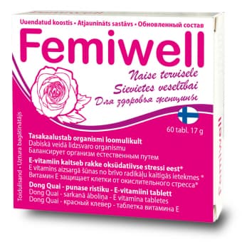 Femiwell ristikheina ekstrakti tabletid menopausi korral N60