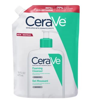 CeraVe Foaming Cleanser näo ja keha pesugeel segatüüpi ja rasusele nahale täitepakend 473 ml