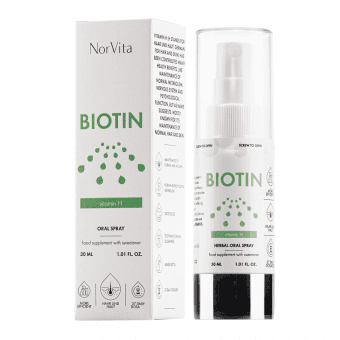 NorVita suukaudne sprei biotiiniga 30 ml