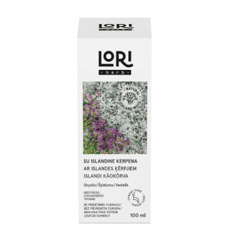 Lori Herb Islandi sambliku ja tüümianiga suukaudne vedelik 100 ml