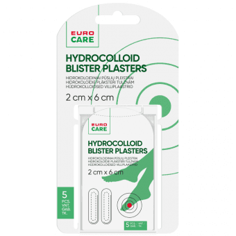 Eurocare hüdrokolloidne villiplaaster 2x6cm N5