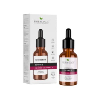 Bio Balance Pure Retinol 0,3% + Vitamin E 2% nahka uuendav ja pinguldav ööseerum 30 ml