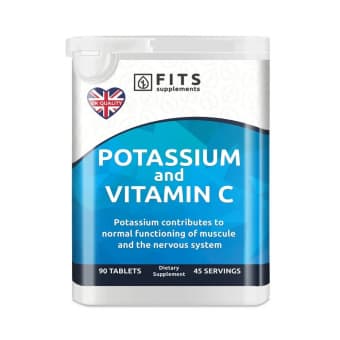 FITS Kaalium 200mg ja C-Vitamiin tabletid N90