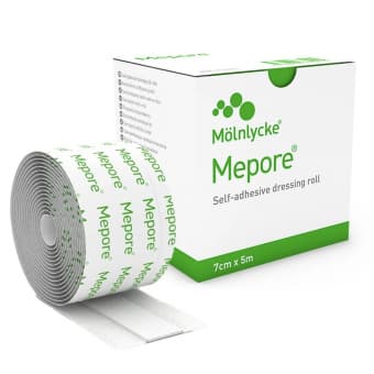 Mepore isekleepuv mittesteriilne rullplaaster 7cmx5m