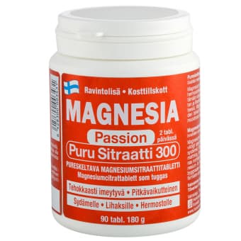 Magnesia Passion Puru Sitraatti närimistabletid N90