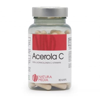 Natura Media Acerola C 100% looduslik kapslid N80