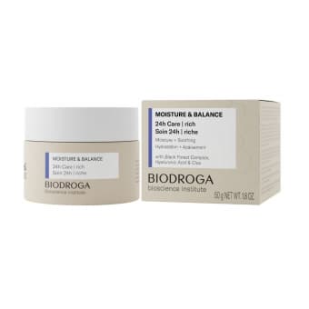 Biodroga Moisture&Balance 24h Care niisutav ja tasakaalustav näokreem kuivale nahale 50 ml