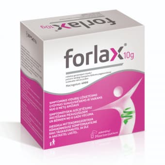 FORLAX 10G SUUKAUDSE LAHUSE PULBER N20