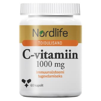 Nordlife Vitamiin C 1000mg kapslid N60
