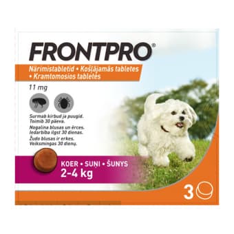 FRONTPRO NÄRIMISTABLETT KOERALE (2-4KG) 11MG N3
