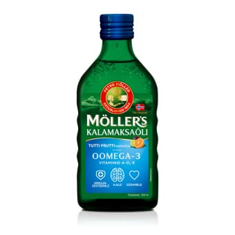 Möller's kalamaksaõli Tutti-Frutti maitsega 250 ml