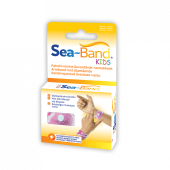 Sea Band браслет от тошноты для детей, розовый N2