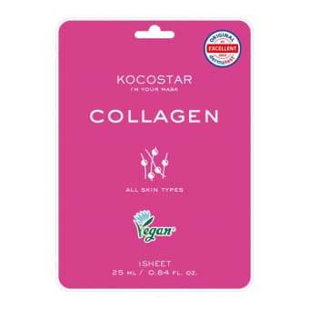 Kocostar Collagen Mask Sheet тканевая маска для лица