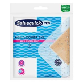 Salvequick plaastrid Aqua Cover 3XL N3