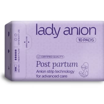 Lady Anion Post Partum sünnitusjärgsed hügieenisidemed N10